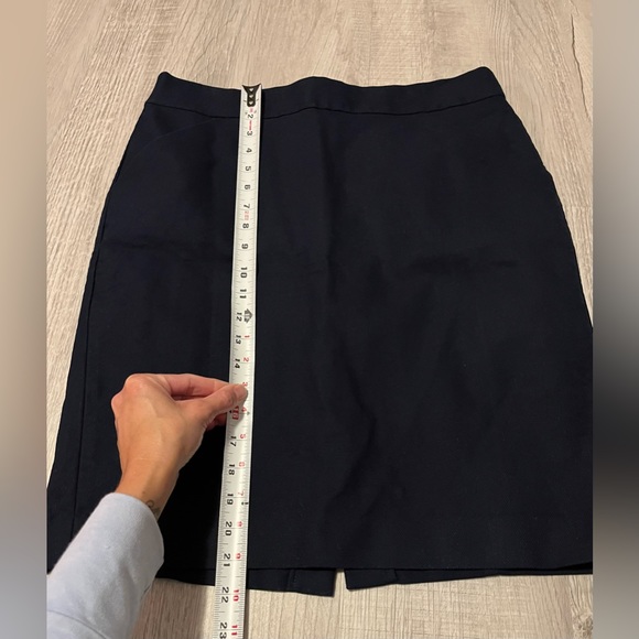 J. Crew Navy Pencil Skirt - Picture 4 of 10